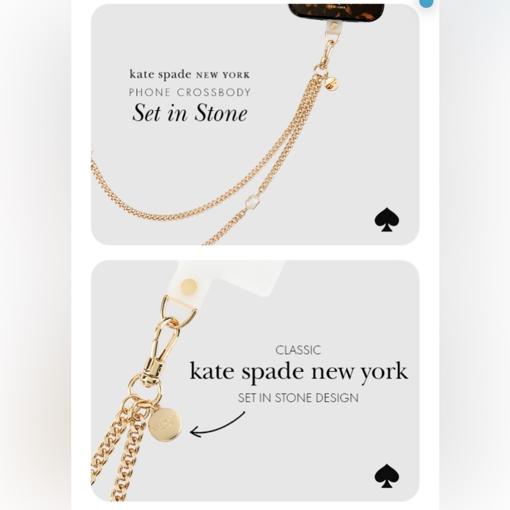 Kate Spade New York Crossbody Phone Chain - Set in Stone - Picture 6 of 8
